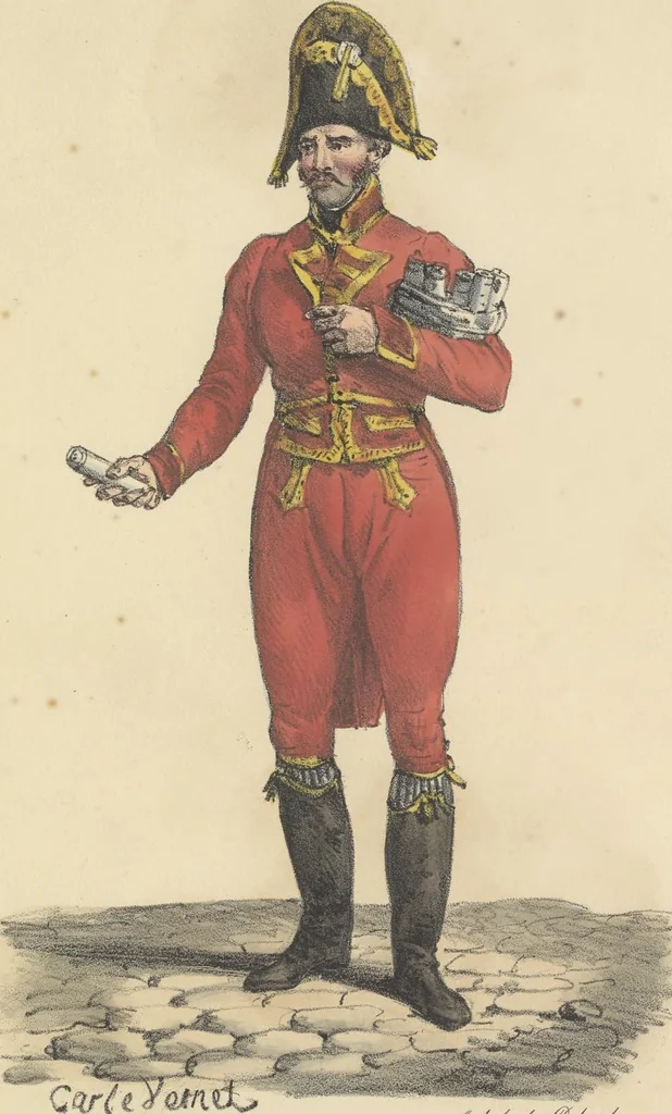 An illustration from Cris de Paris,, 1822, leaf 198