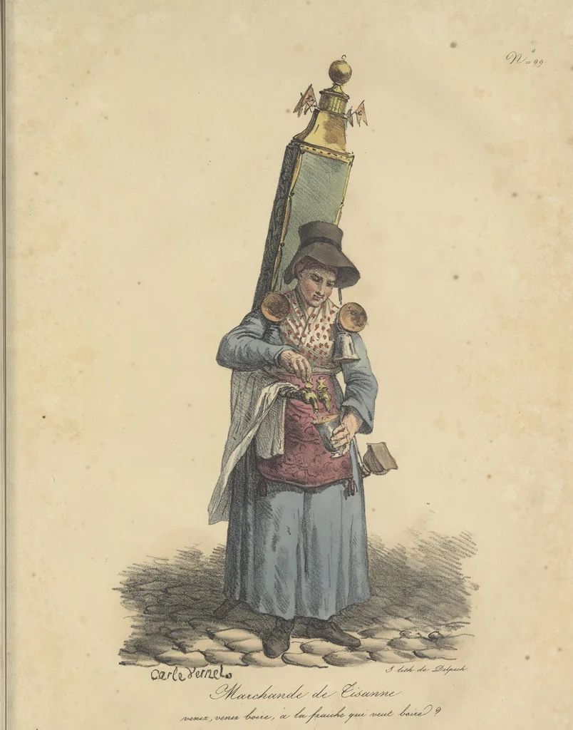 An illustration from Cris de Paris,, 1822, leaf 204