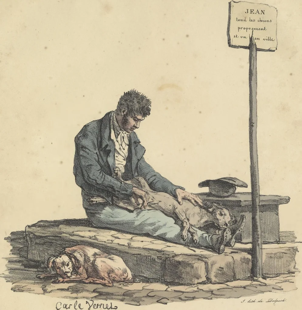 An illustration from Cris de Paris,, 1822, leaf 206