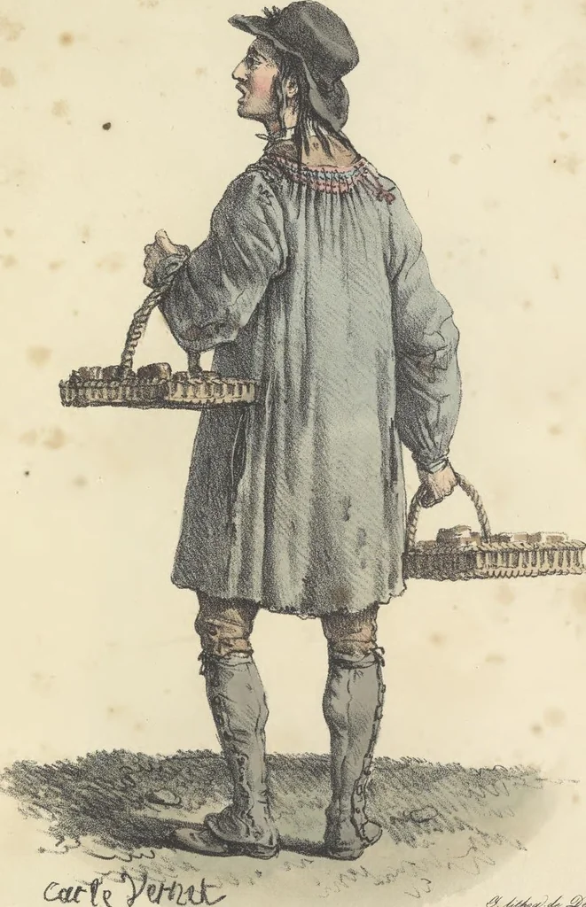 An illustration from Cris de Paris,, 1822, leaf 26