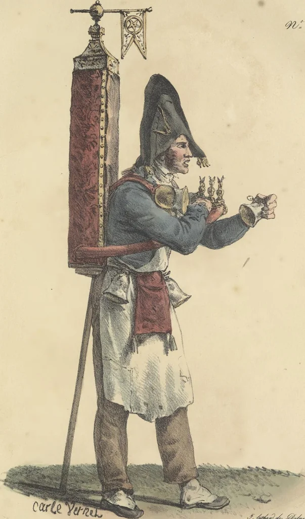 An illustration from Cris de Paris,, 1822, leaf 34