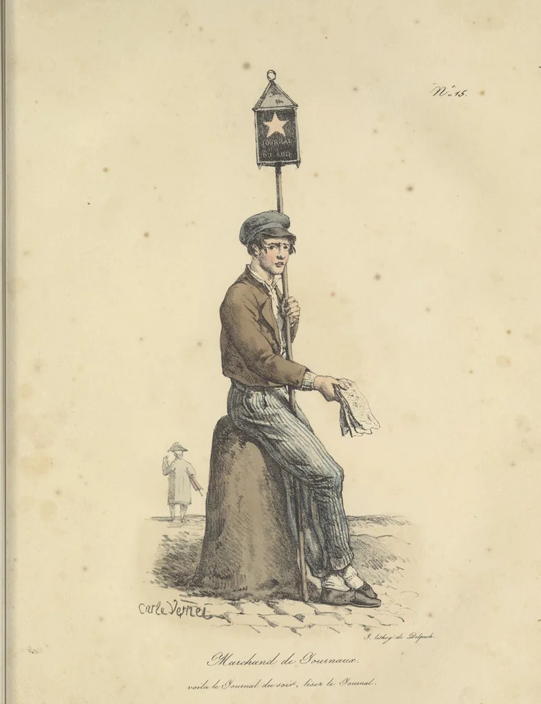 An illustration from Cris de Paris,, 1822, leaf 38