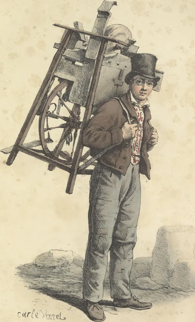 An illustration from Cris de Paris,, 1822, leaf 46