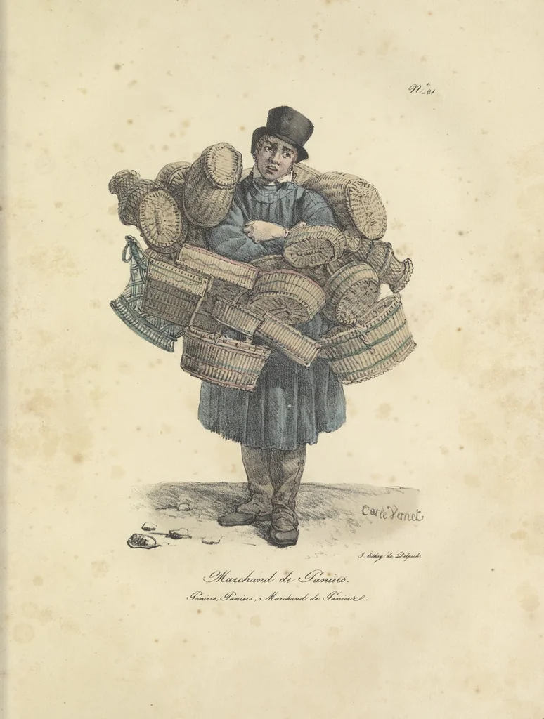An illustration from Cris de Paris,, 1822, leaf 50