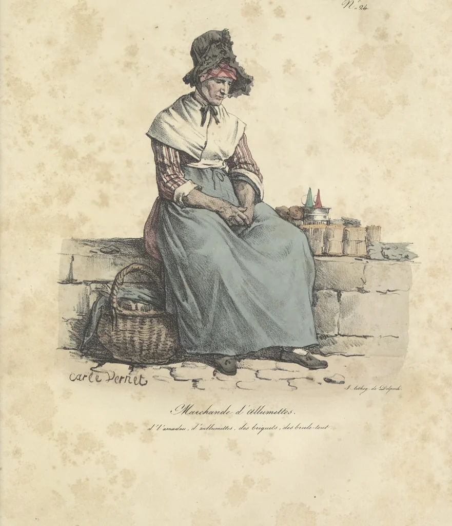 An illustration from Cris de Paris,, 1822, leaf 56