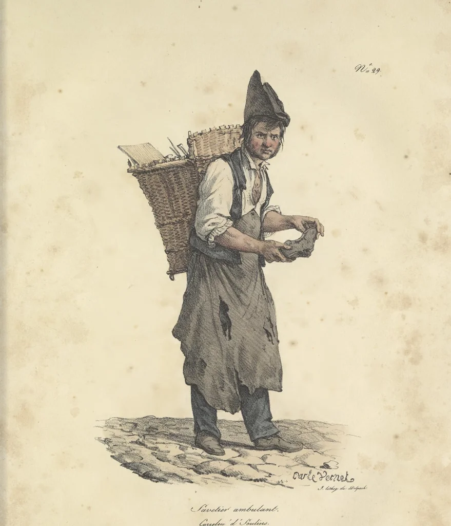 An illustration from Cris de Paris,, 1822, leaf 64