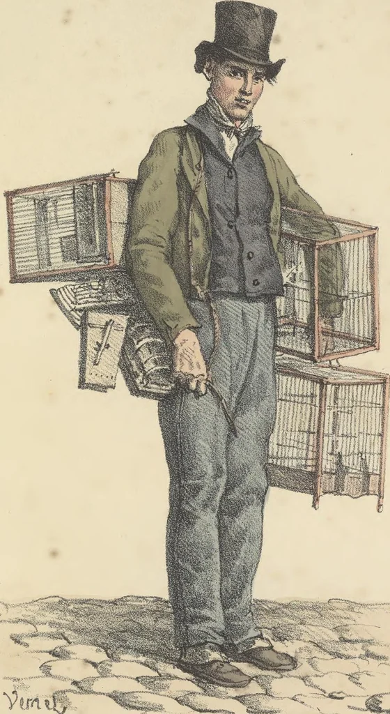 An illustration from Cris de Paris,, 1822, leaf 78