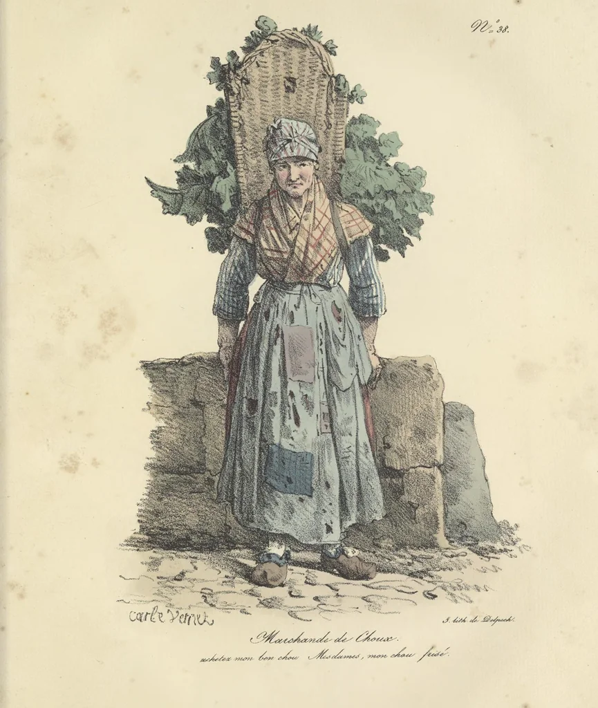 An illustration from Cris de Paris,, 1822, leaf 82