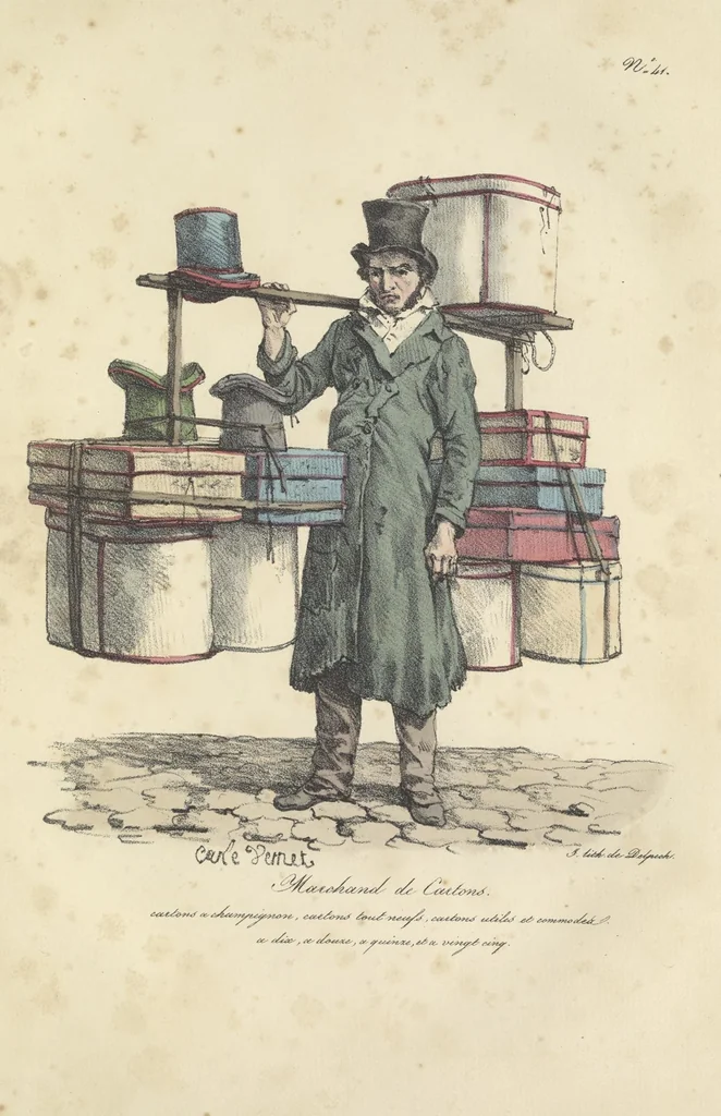 An illustration from Cris de Paris,, 1822, leaf 88