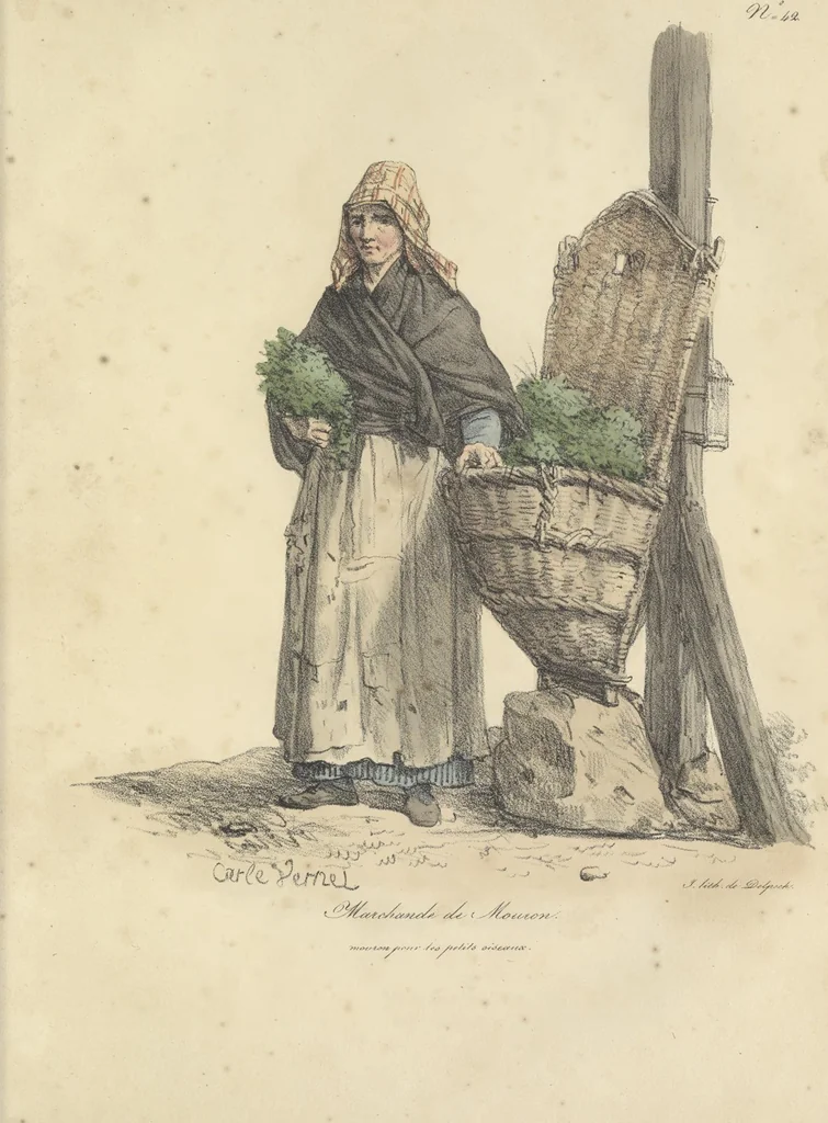 An illustration from Cris de Paris,, 1822, leaf 90