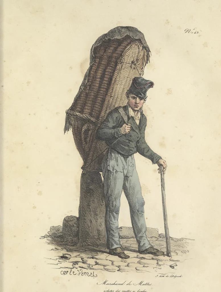 An illustration from Cris de Paris,, 1822, leaf 92
