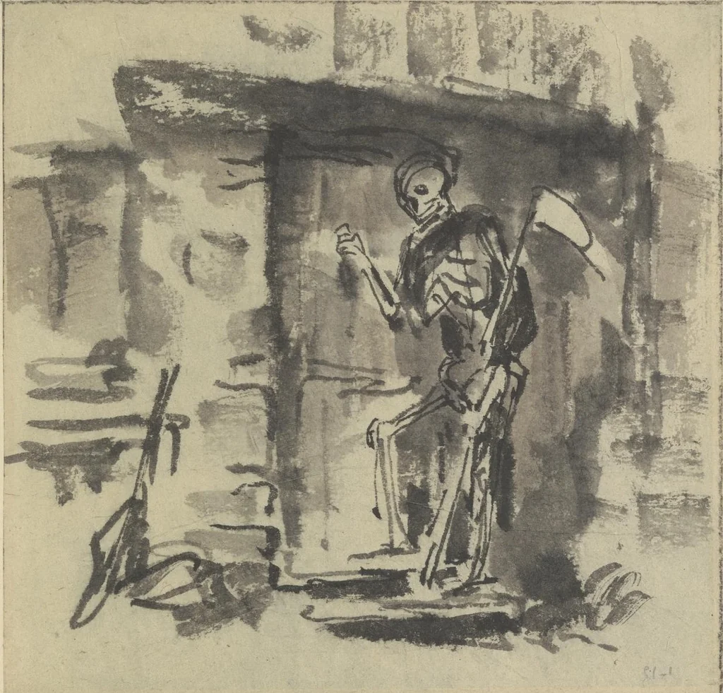 An illustration from Quelques fables, 1927, leaf 126