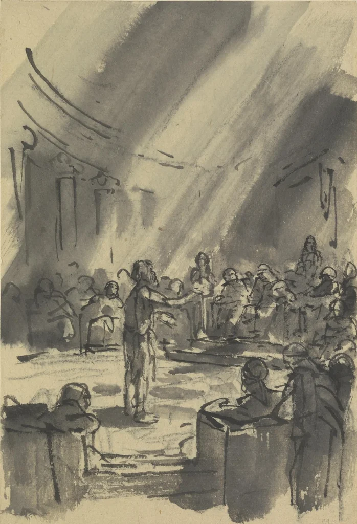 An illustration from Quelques fables, 1927, leaf 180