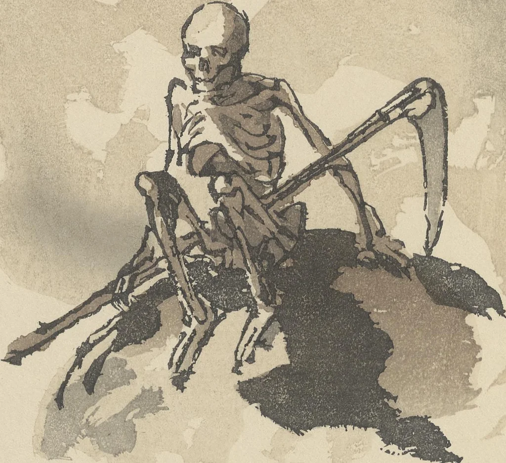An illustration from Quelques fables, 1927, leaf 207