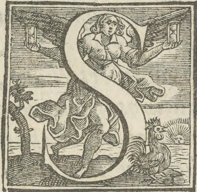 An illustration from Illvstrivm anachoretarvm elogia, siue Religiosi viri mvsaevm, 1625, leaf 10