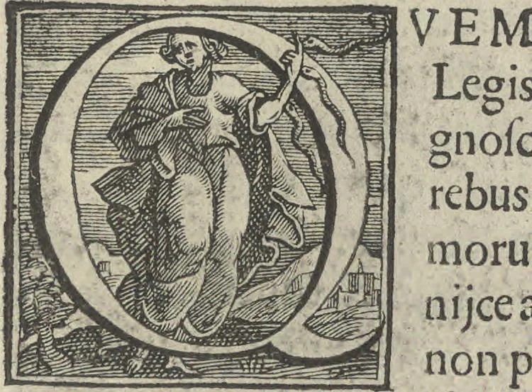 An illustration from Illvstrivm anachoretarvm elogia, siue Religiosi viri mvsaevm, 1625, leaf 110