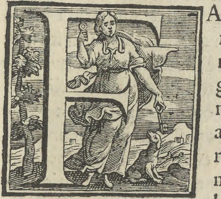 An illustration from Illvstrivm anachoretarvm elogia, siue Religiosi viri mvsaevm, 1625, leaf 114