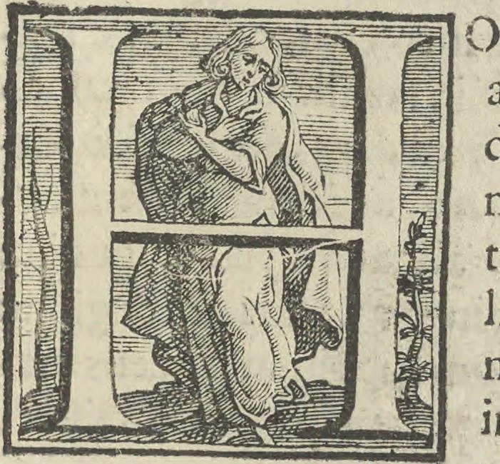 An illustration from Illvstrivm anachoretarvm elogia, siue Religiosi viri mvsaevm, 1625, leaf 130