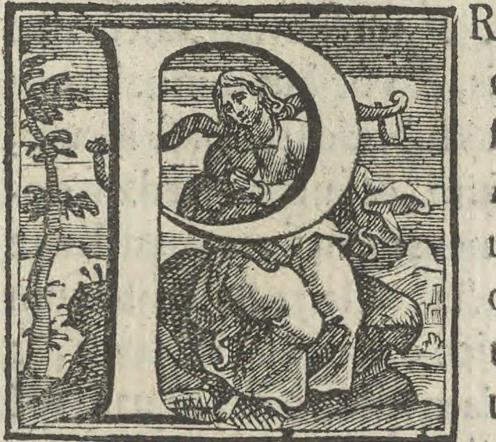 An illustration from Illvstrivm anachoretarvm elogia, siue Religiosi viri mvsaevm, 1625, leaf 140