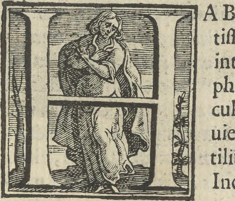 An illustration from Illvstrivm anachoretarvm elogia, siue Religiosi viri mvsaevm, 1625, leaf 146