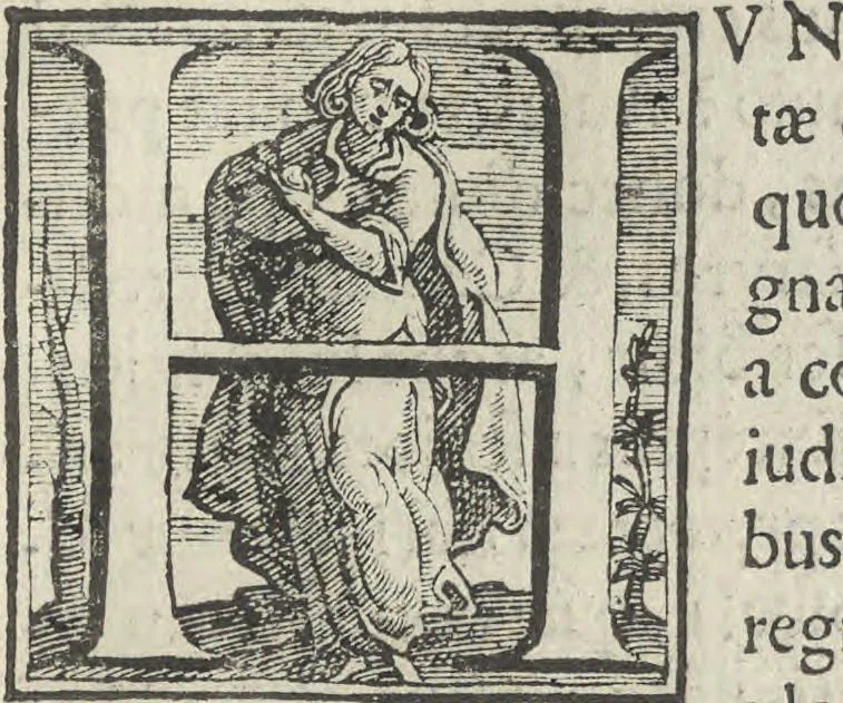 An illustration from Illvstrivm anachoretarvm elogia, siue Religiosi viri mvsaevm, 1625, leaf 28