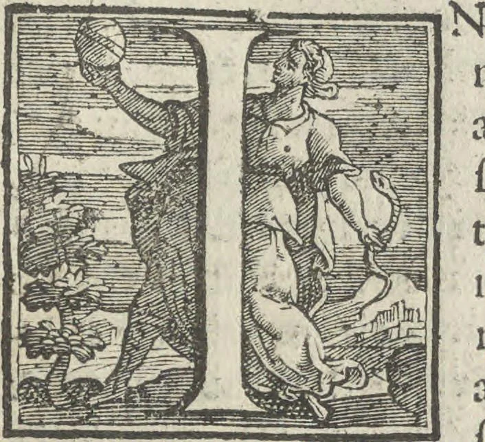 An illustration from Illvstrivm anachoretarvm elogia, siue Religiosi viri mvsaevm, 1625, leaf 46