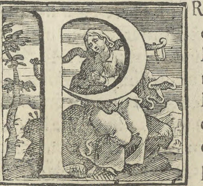 An illustration from Illvstrivm anachoretarvm elogia, siue Religiosi viri mvsaevm, 1625, leaf 78