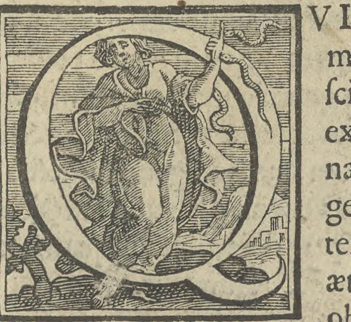 An illustration from Illvstrivm anachoretarvm elogia, siue Religiosi viri mvsaevm, 1625, leaf 94