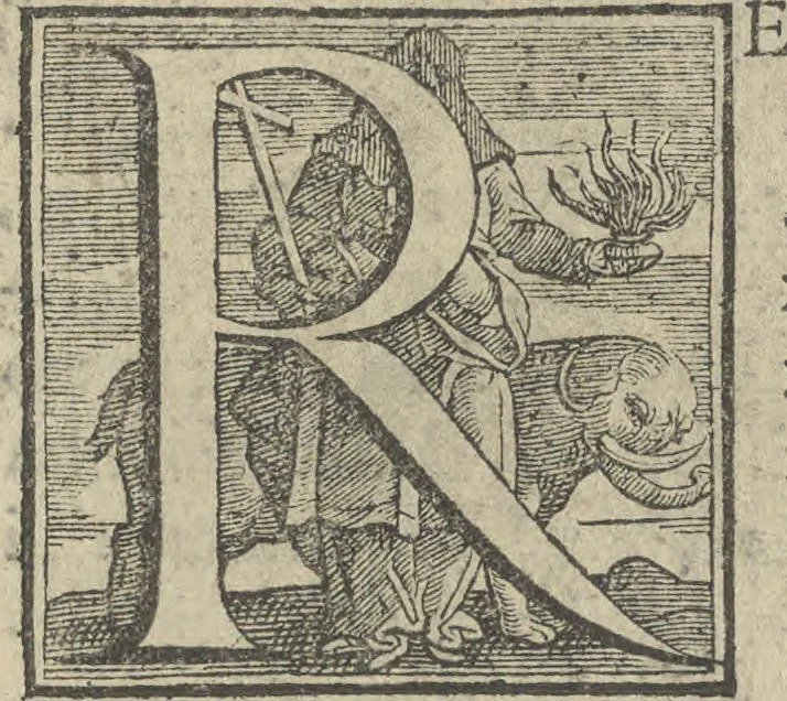 An illustration from Illvstrivm anachoretarvm elogia, siue Religiosi viri mvsaevm, 1625, leaf 98