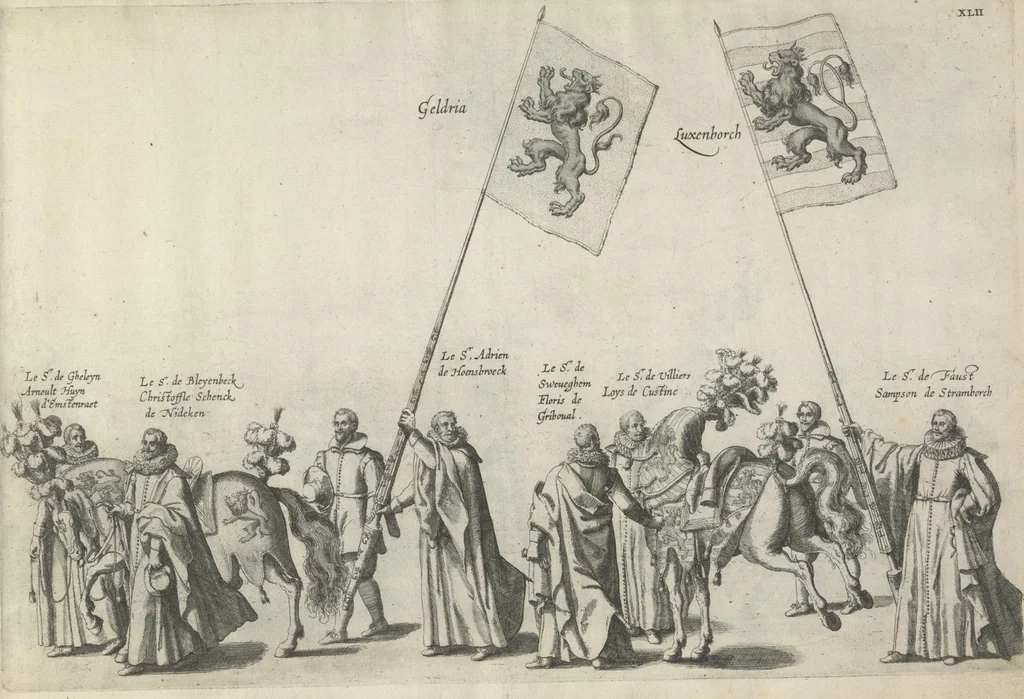 An illustration from Pompa funebris optimi potentissimiq[ue] principis Alberti Pii, Archiducis Avstriae, Ducis Burg. Bra. &c, 1623, leaf 116