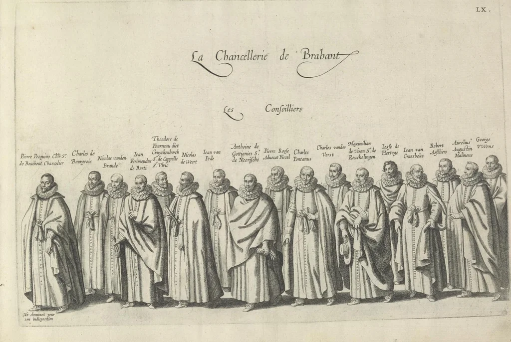 An illustration from Pompa funebris optimi potentissimiq[ue] principis Alberti Pii, Archiducis Avstriae, Ducis Burg. Bra. &c, 1623, leaf 154