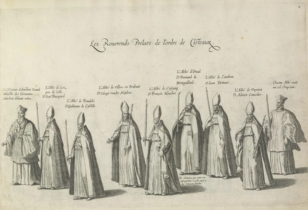 An illustration from Pompa funebris optimi potentissimiq[ue] principis Alberti Pii, Archiducis Avstriae, Ducis Burg. Bra. &c, 1623, leaf 52