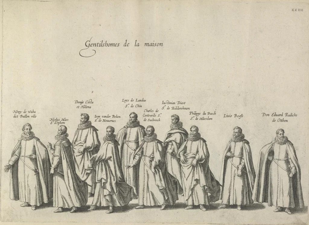An illustration from Pompa funebris optimi potentissimiq[ue] principis Alberti Pii, Archiducis Avstriae, Ducis Burg. Bra. &c, 1623, leaf 80