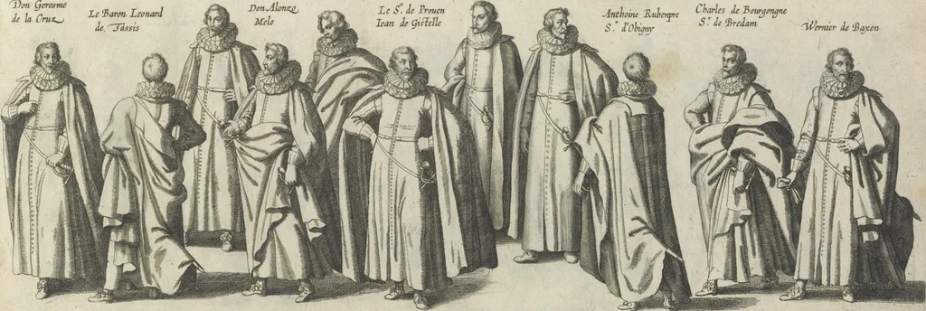 An illustration from Pompa funebris optimi potentissimiq[ue] principis Alberti Pii, Archiducis Avstriae, Ducis Burg. Bra. &c, 1623, leaf 86