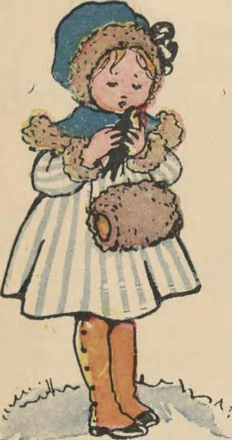 An illustration from My very first little German book, 1900, leaf 16