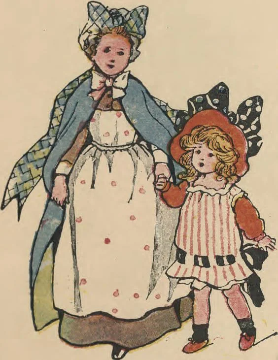 An illustration from My very first little German book, 1900, leaf 20