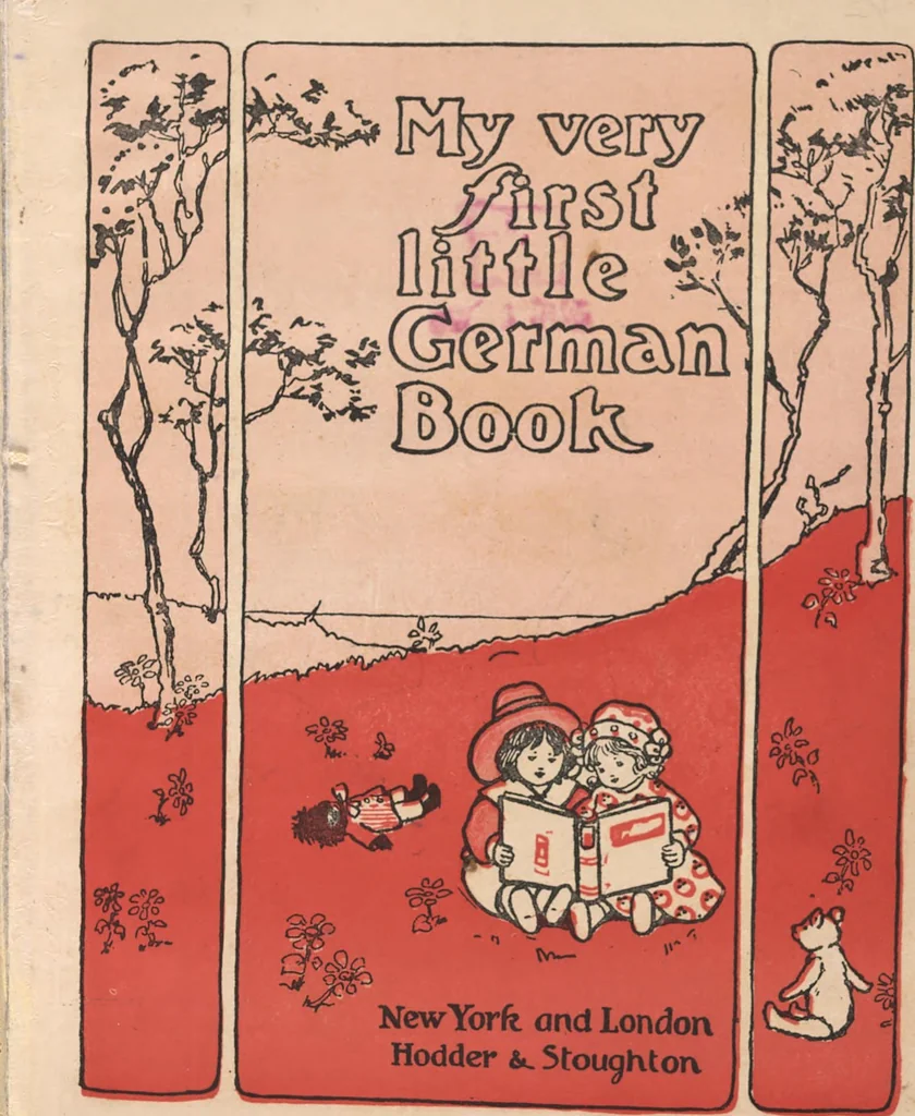 An illustration from My very first little German book, 1900, leaf 3