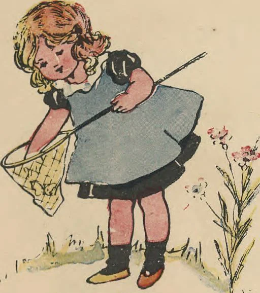 An illustration from My very first little German book, 1900, leaf 30