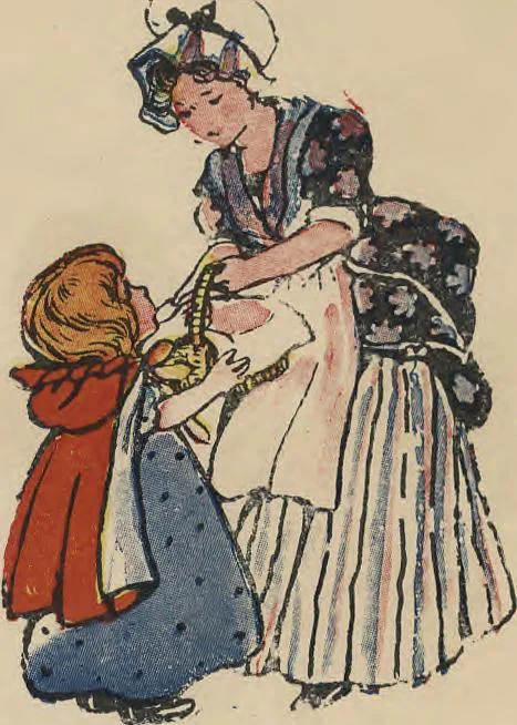 An illustration from My very first little German book, 1900, leaf 31