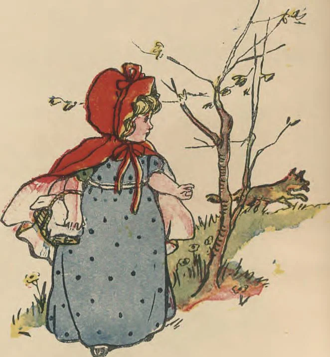 An illustration from My very first little German book, 1900, leaf 32