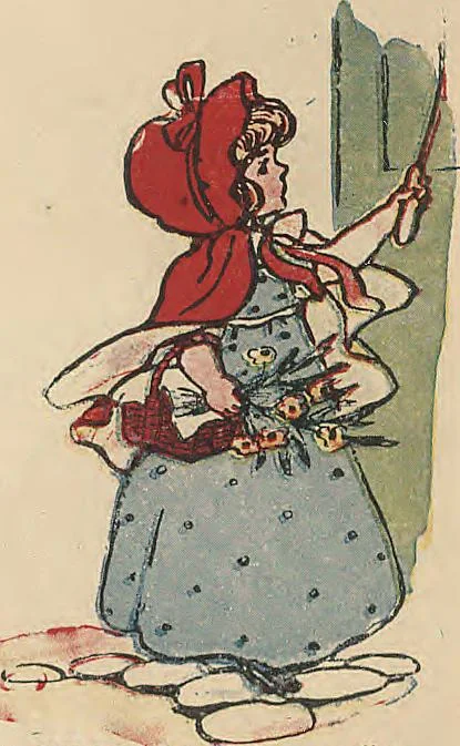 An illustration from My very first little German book, 1900, leaf 34
