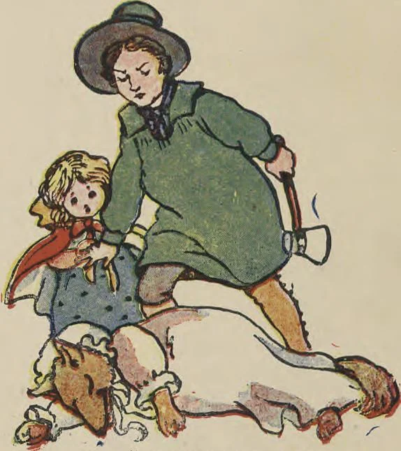 An illustration from My very first little German book, 1900, leaf 35