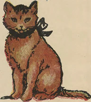 An illustration from My very first little German book, 1900, leaf 6