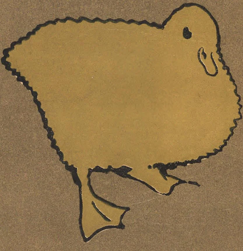An illustration from The square book of animals, 1900, leaf 1
