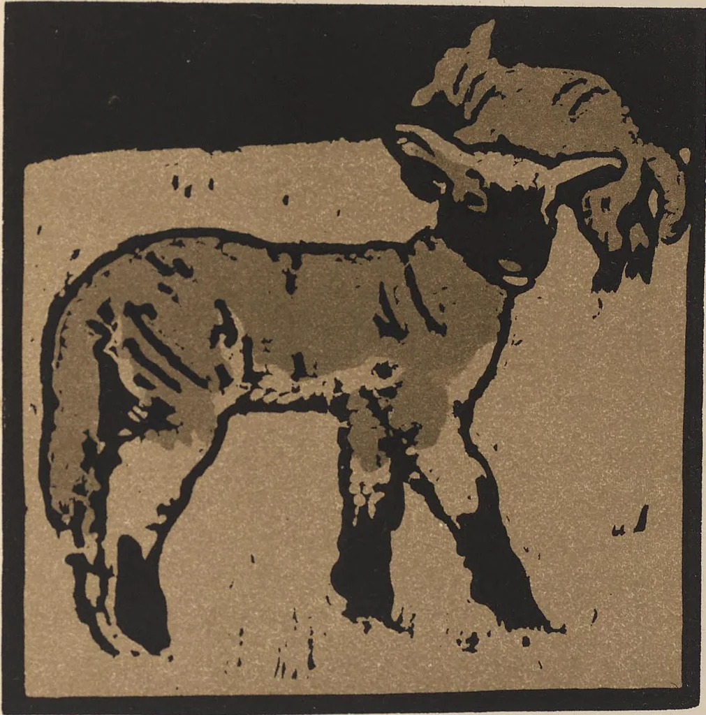 An illustration from The square book of animals, 1900, leaf 25