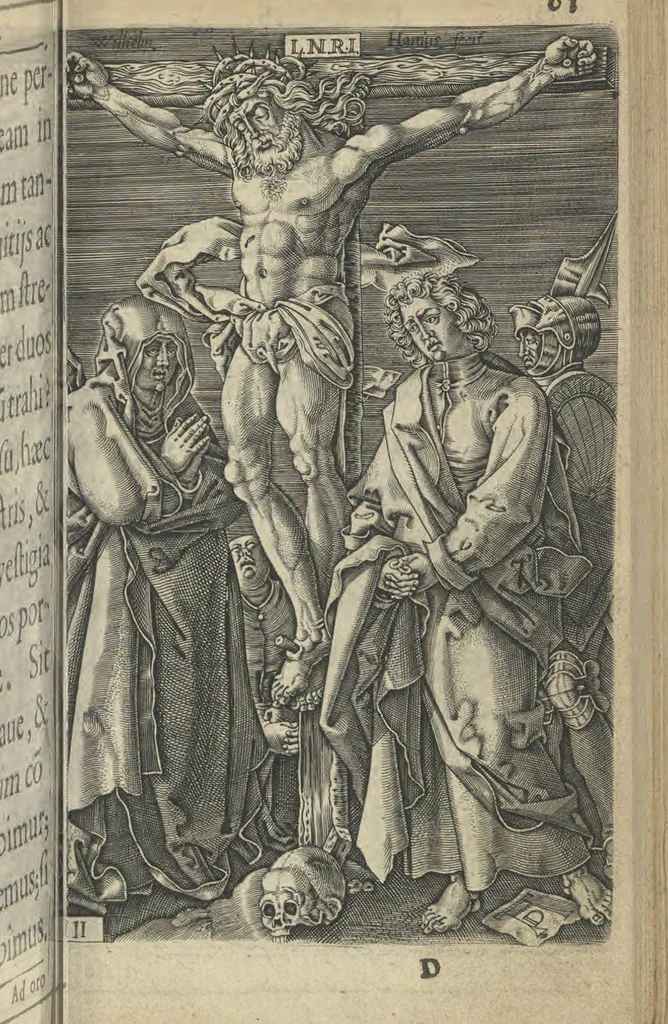 An illustration from Preces ac meditationes piae in mysteria Passionis ac Resurrectionis D. N. Iesu Xp̄i, 1612, leaf 78