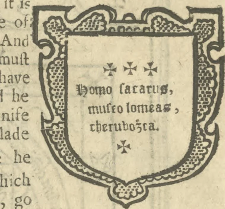 An illustration from The discovery of witchcraft: proving that the compacts and contracts of witches with devils and all infernal spirits or familiars are but erroneous novelties and imaginary conceptions .... In sixteen books, 1665, leaf 277