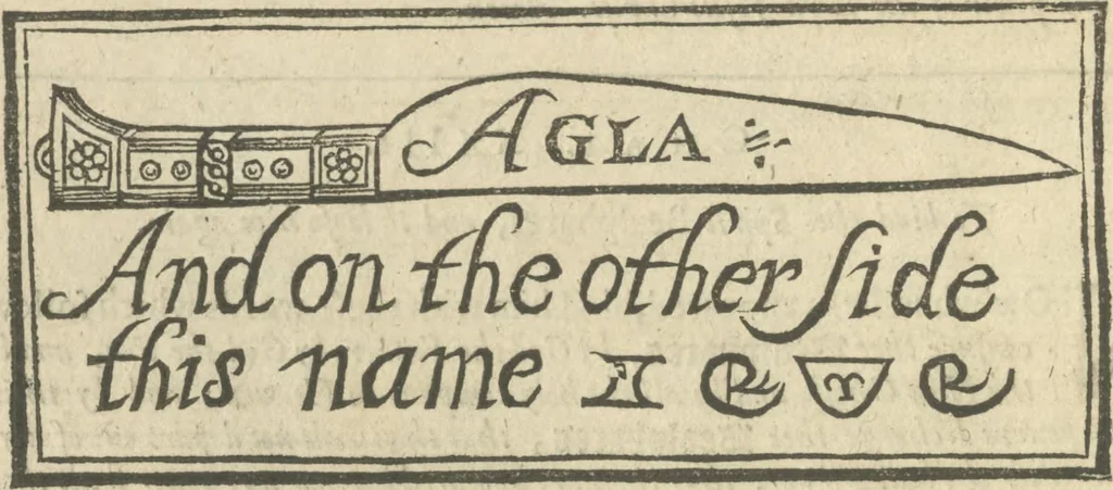 An illustration from The discovery of witchcraft: proving that the compacts and contracts of witches with devils and all infernal spirits or familiars are but erroneous novelties and imaginary conceptions .... In sixteen books, 1665, leaf 279
