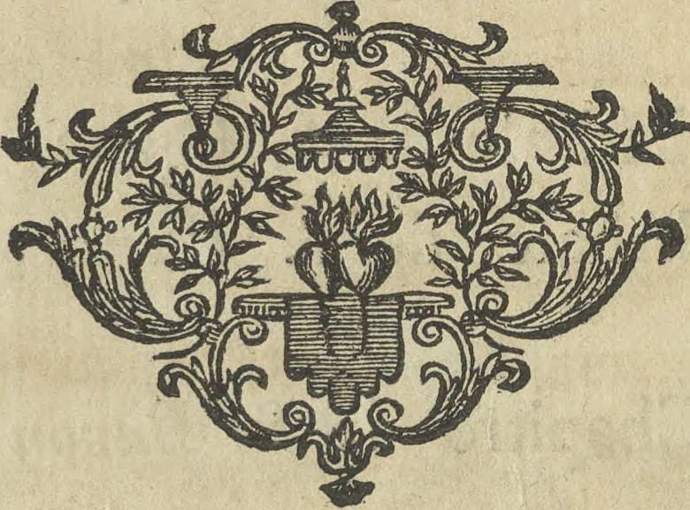 An illustration from Description du jubilé de sept cens ans de S. Macaire, patron particulier contre la peste, qui sera céléré dans la ville de Grand ... a commencer le 30. de mai jusqu'au 15. juin 1767, avec le détail ultérieur des cérémonies, solemnités, cavalcade, ornemens & feux d'artifice, &c. &c. qui auront lieu à cette occasion, 1767, leaf 25
