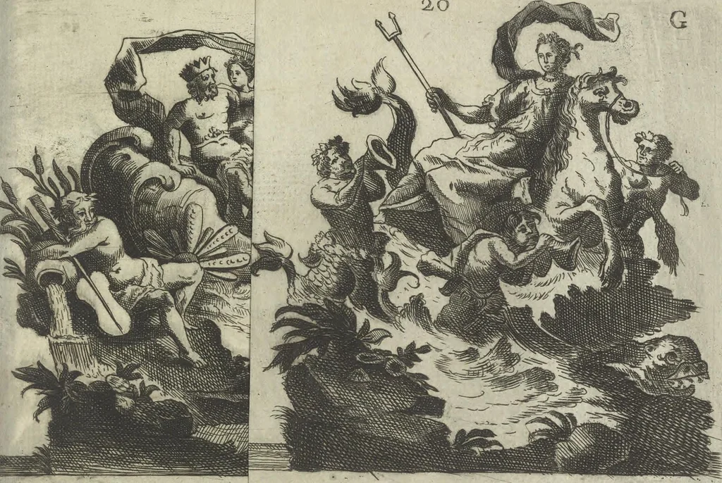 An illustration from Description du jubilé de sept cens ans de S. Macaire, patron particulier contre la peste, qui sera céléré dans la ville de Grand ... a commencer le 30. de mai jusqu'au 15. juin 1767, avec le détail ultérieur des cérémonies, solemnités, cavalcade, ornemens & feux d'artifice, &c. &c. qui auront lieu à cette occasion, 1767, leaf 78